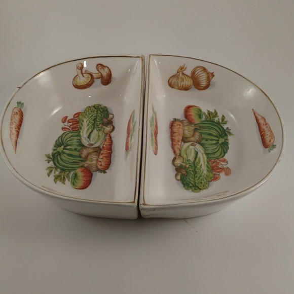 Colorful French Country Divided Dishes - Picture 1 of 4